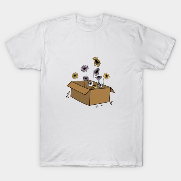 Box of colorful happiness T-Shirt by ckai